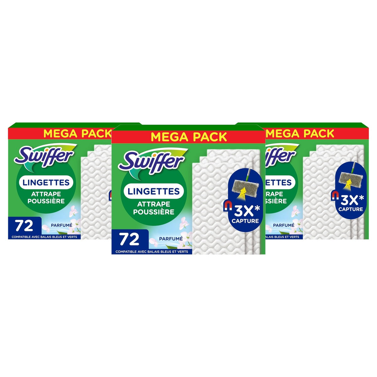Swiffer Stofvanger droogdoeken 3 x 72 stuks - Voordeelverpakking