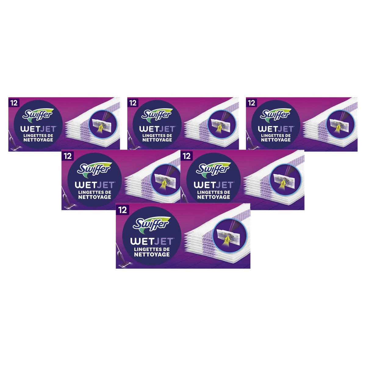 Swiffer WetJet reinigingsdoekjes navulverpakkingen - 6-pack