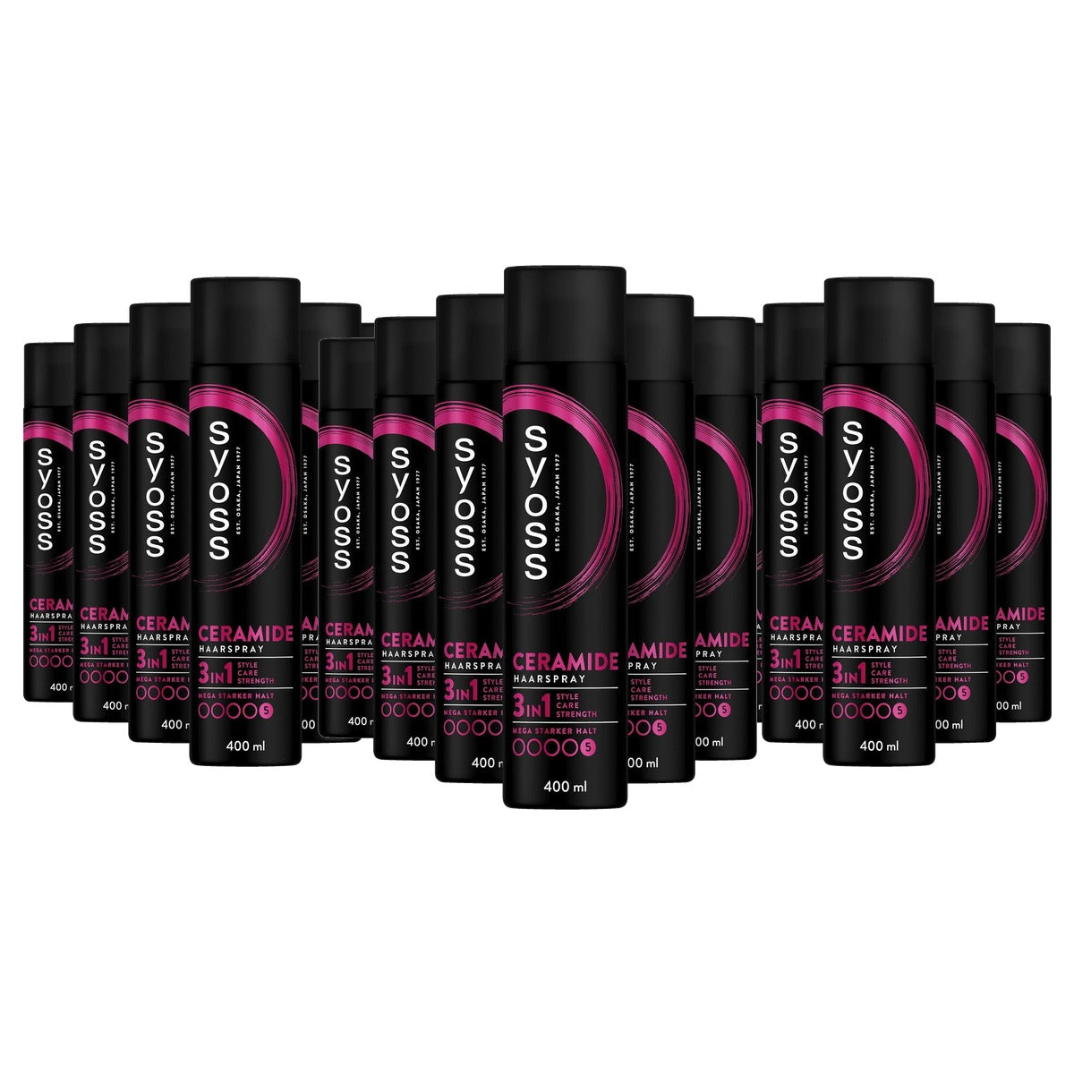 SYOSS Ceramide Complex Haarspray Houdbaarheid 5 3 x 400 ml - Voordeelverpakking
