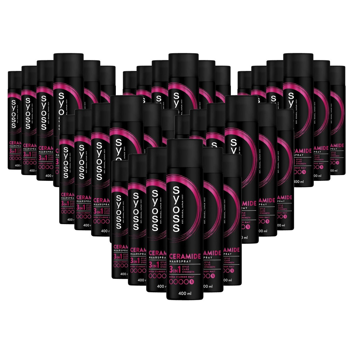 SYOSS Ceramide Complex Haarspray Houdbaarheid 5 6 x 400 ml - Voordeelverpakking