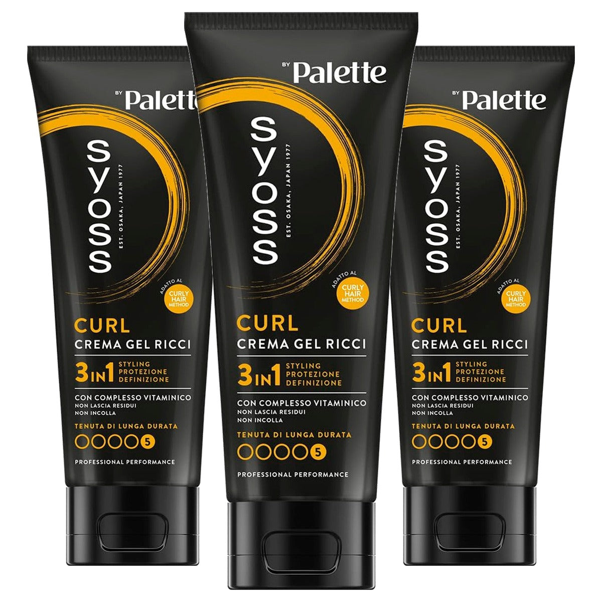 Syoss Curl Crème Gel krullen 3 x 250 ml - Voordeelverpakking