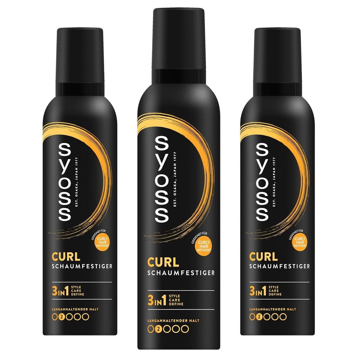 Syoss Curl Schuimvaste 3 x 250 ml - Voordeelverpakking