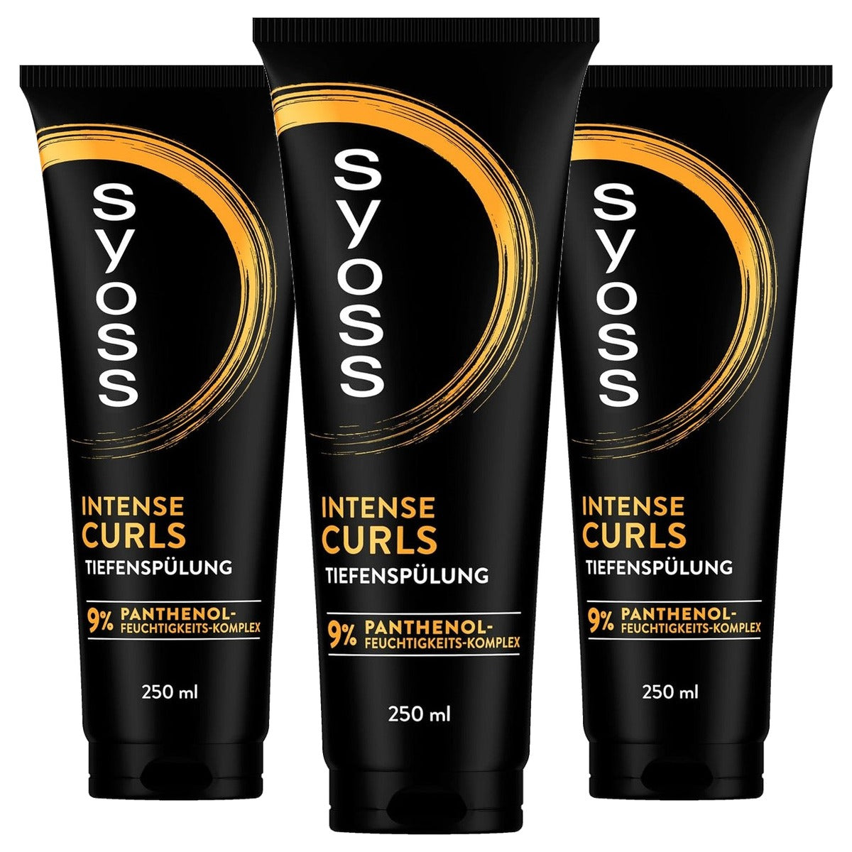 Syoss Dieptespoeling Intense Curls 3 x 250 ml - Voordeelverpakking