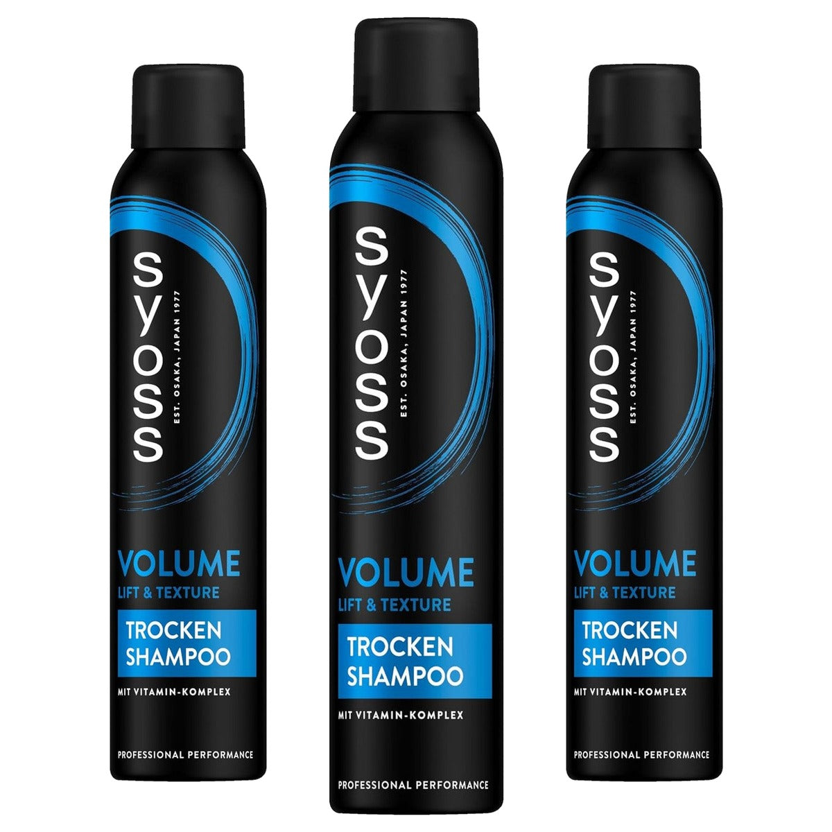 SYOSS Droogshampoo Volume Lift & Texture 3 x 200 ml - Voordeelverpakking