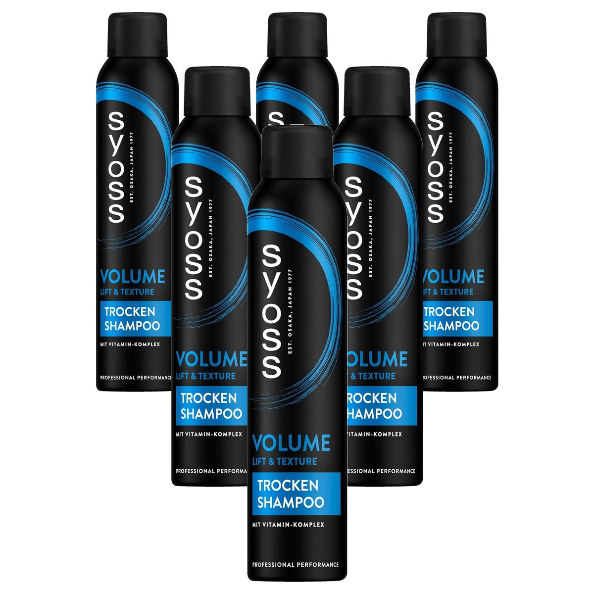 SYOSS Droogshampoo Volume Lift & Texture 6 x 200 ml - Voordeelverpakking