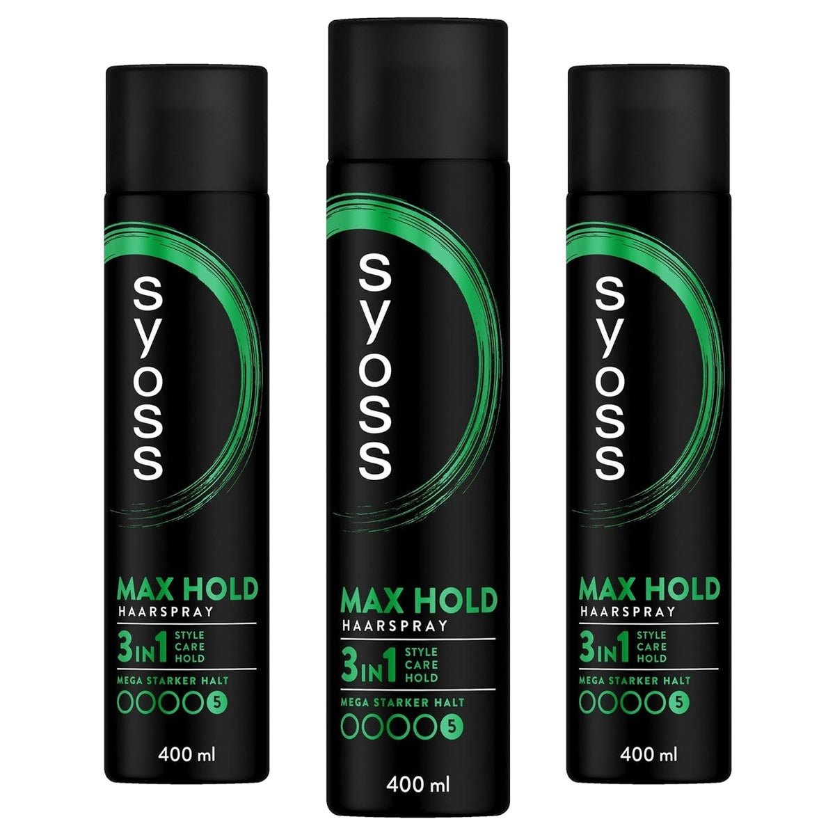 Syoss Haarspray Max Hold houdgraad 5 3 x 400 ml - Voordeelverpakking