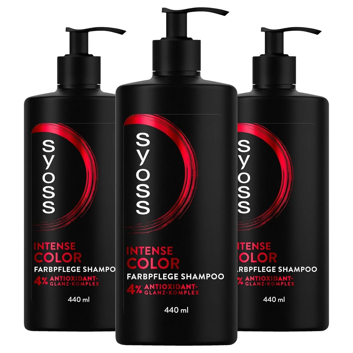 Syoss Intense Color Shampoo 3 x 440 ml - Voordeelverpakking