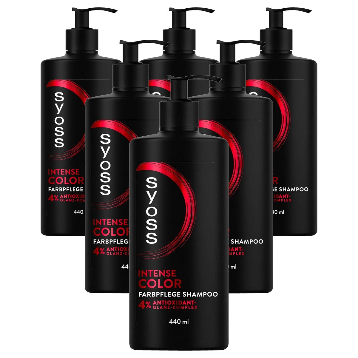 Syoss Intense Color Shampoo 6 x 440 ml - Voordeelverpakking