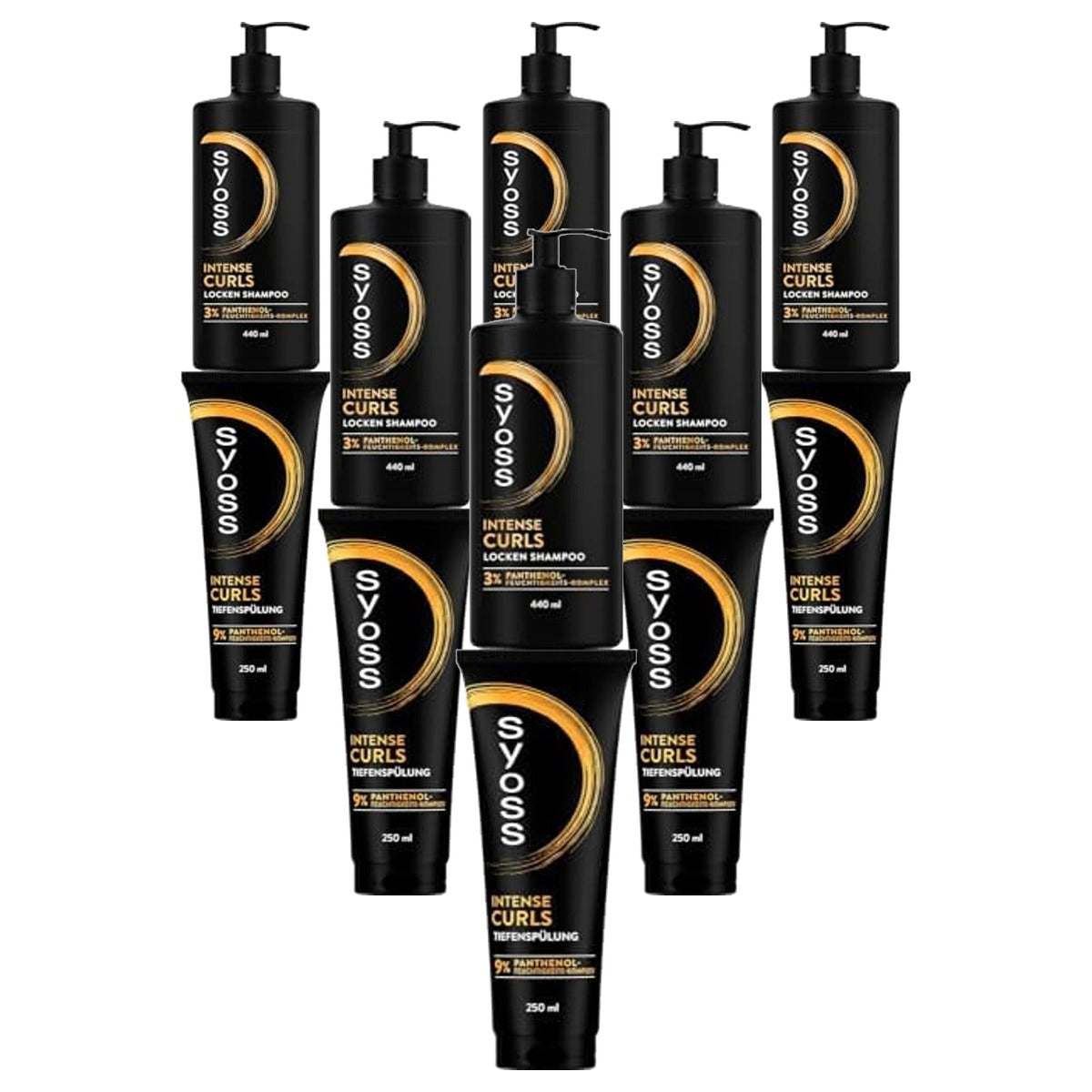 Syoss Intense Curls Set Shampoo 440 ml + Tiefenspülung 6 x 250 ml - Voordeelverpakking