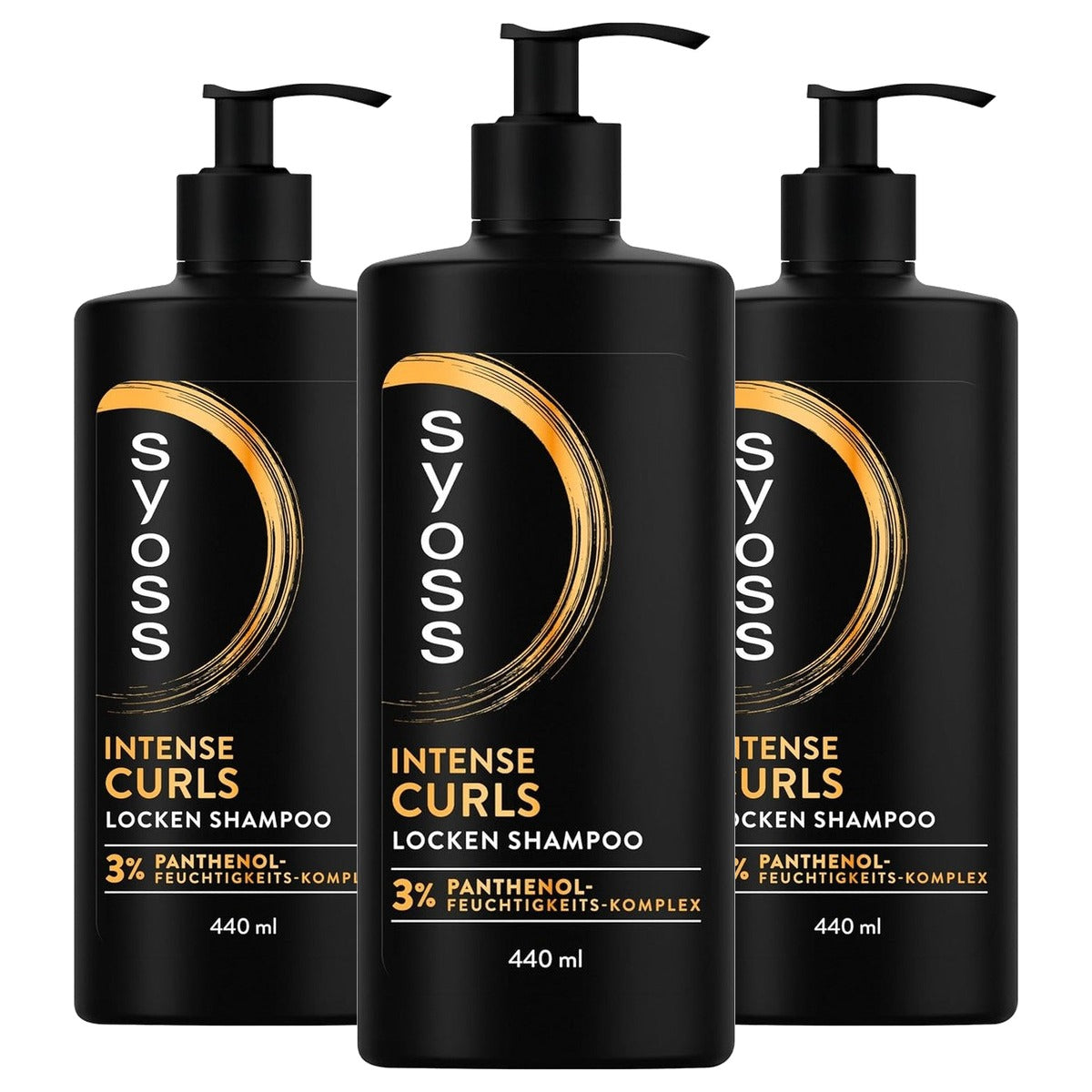 Syoss Intense Curls Shampoo 3 x 440 ml - Voordeelverpakking