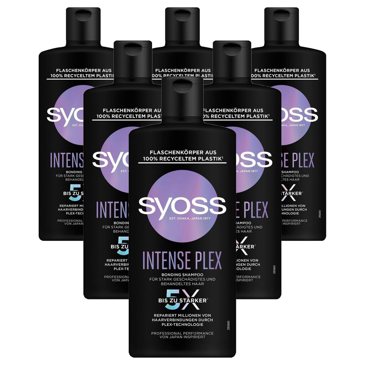Syoss Intense Plex Bonding Shampoo 440 ml - 6 stuks