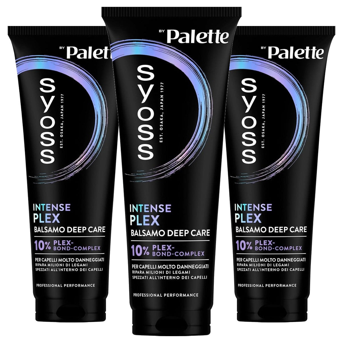 Syoss Intense Plex Deep Care Conditioner 3 x 250 ml - Voordeelverpakking