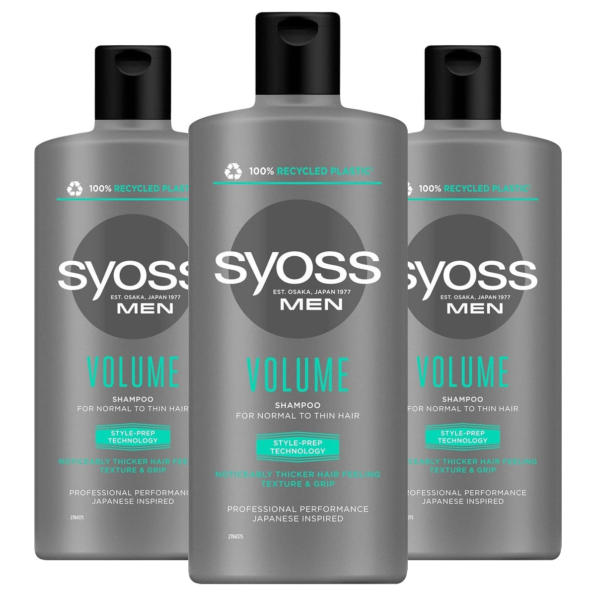Syoss Men Volume Shampoo 440 ml - 3 stuks
