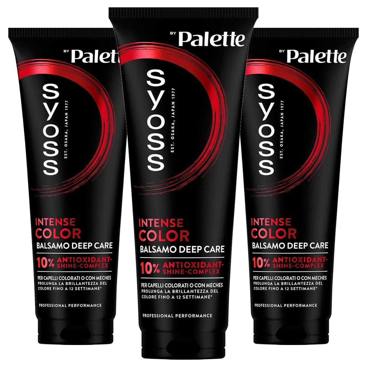 Syoss Palette Intense Color Deep Care Conditioner 3 x 250 ml - Voordeelverpakking