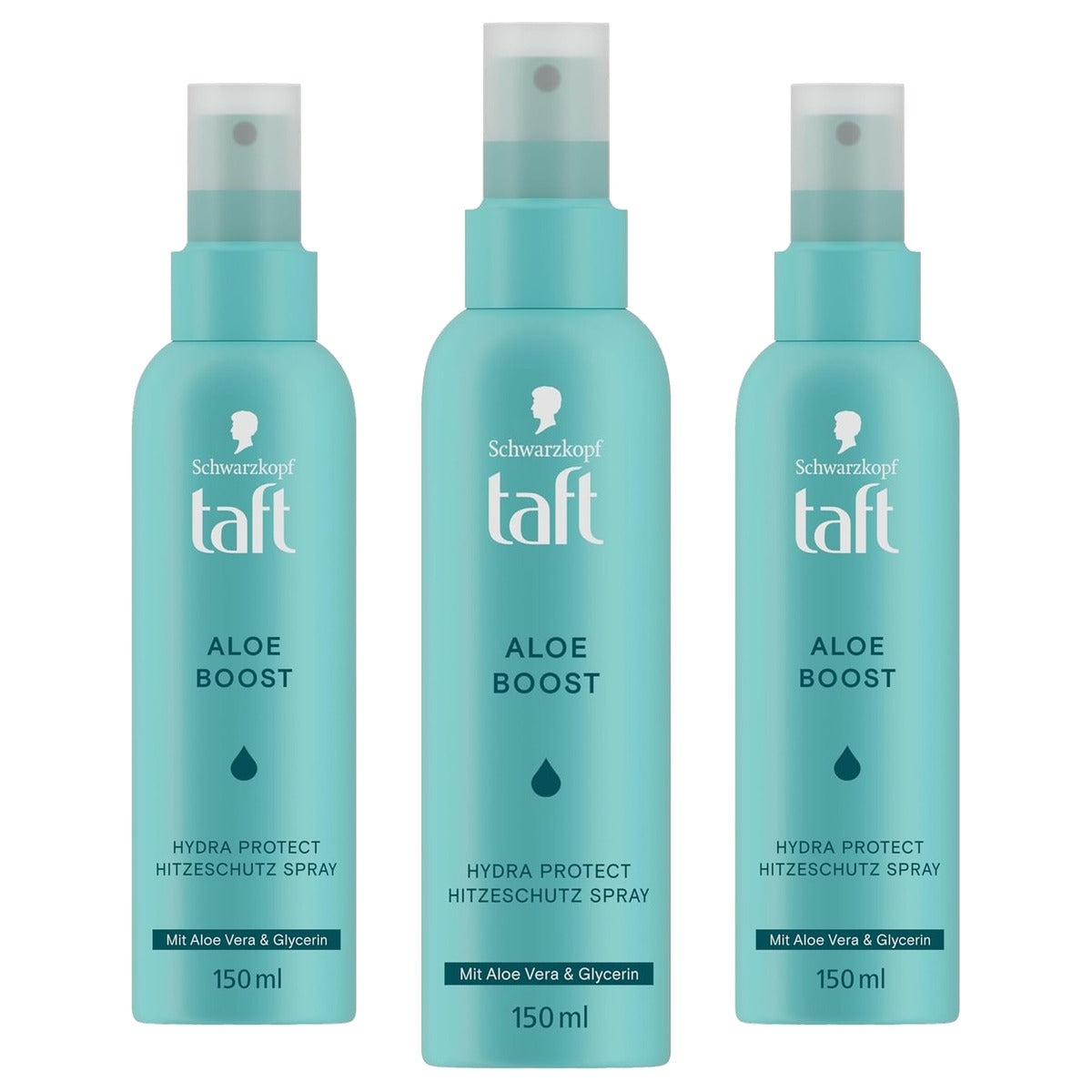 TAFT Aloe Boost Hydra Protect hittebeschermingsspray 3 x 150 ml - Voordeelverpakking
