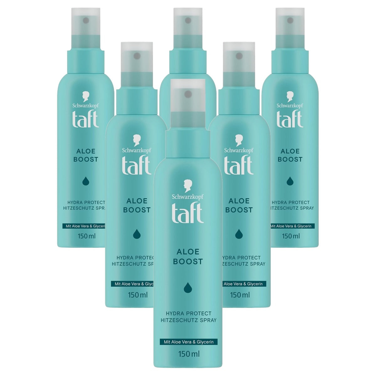 TAFT Aloe Boost Hydra Protect hittebeschermingsspray 6 x 150 ml - Voordeelverpakking