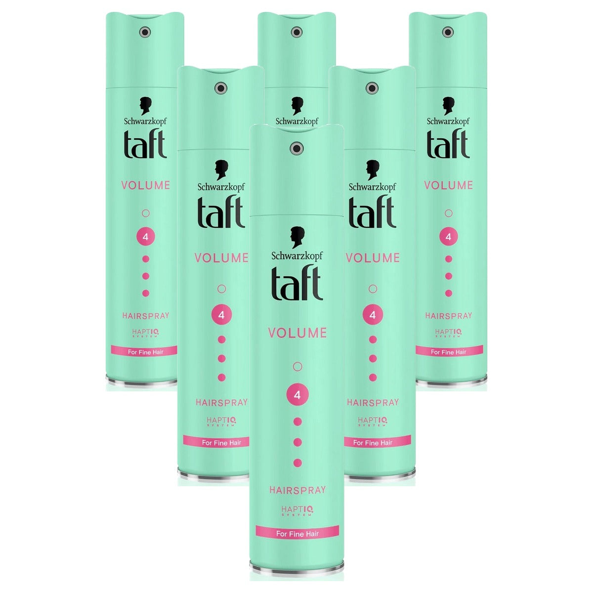 TAFT Haarspray Volume fijn haar houdgraad 4 6 x 0,25 l - Voordeelverpakking