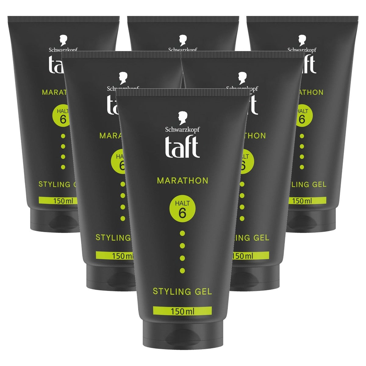 TAFT Marathon Styling Gel 6 x 150 ml - Voordeelverpakking