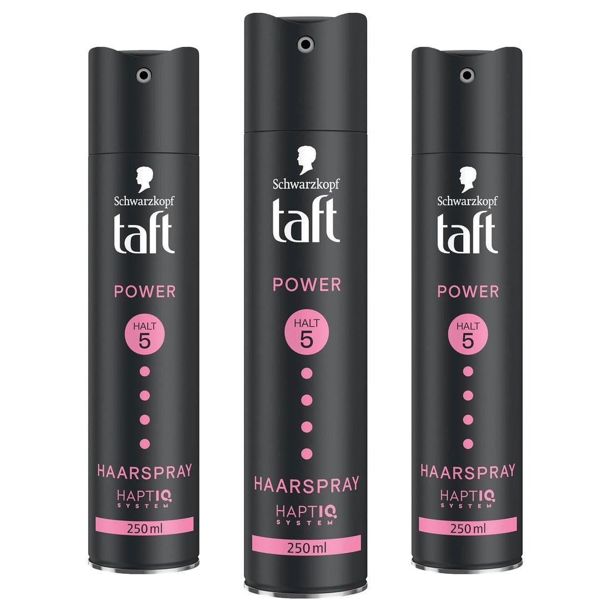 TAFT Power Cashmere Haarspray houdgraad 5 3 x 250 ml - Voordeelverpakking