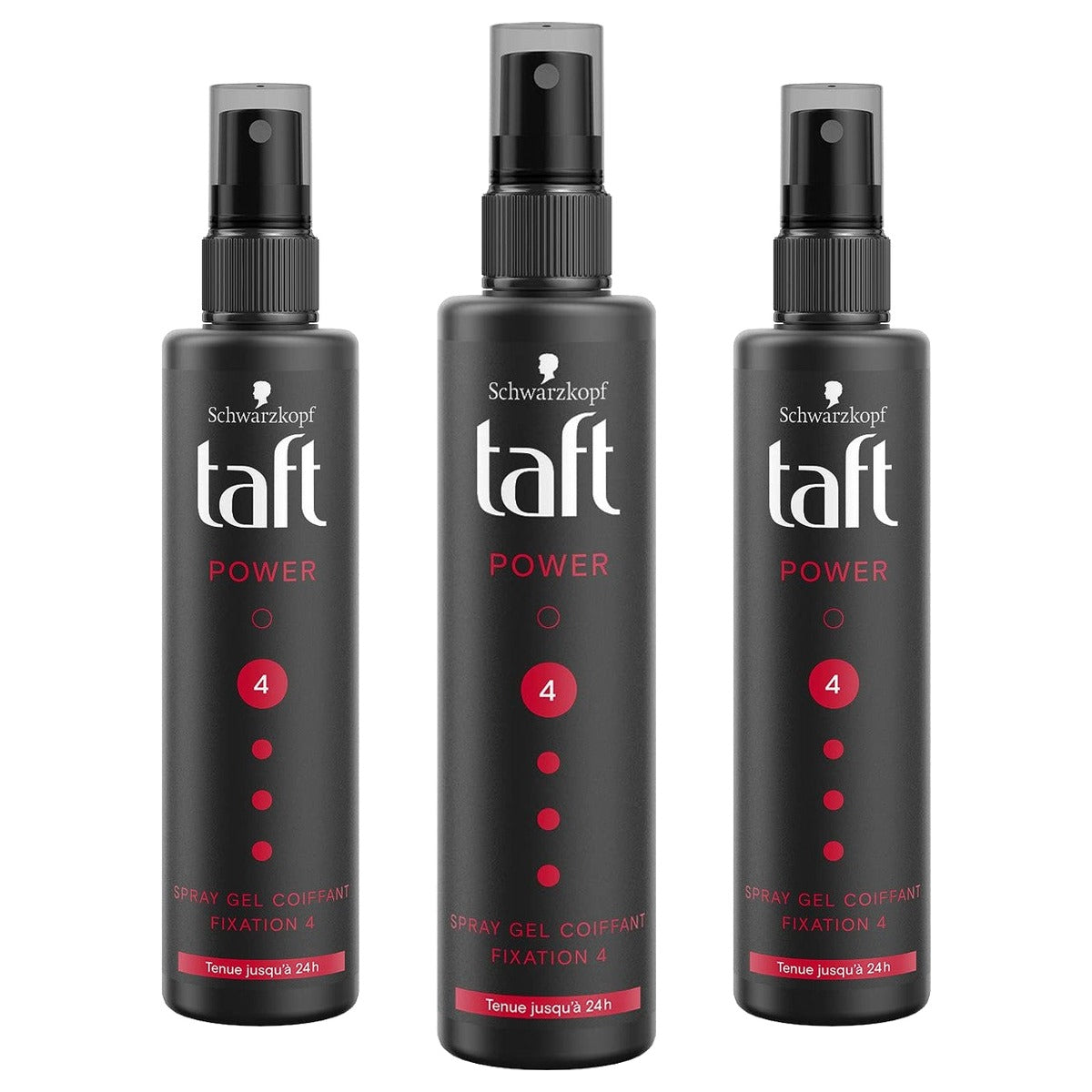 TAFT Power Haargel Spray Fixatie 4 3 x 150 ml - Voordeelverpakking