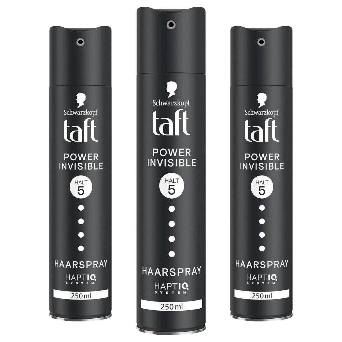 TAFT Power Invisible Haarspray 3 x 250 ml - Voordeelverpakking