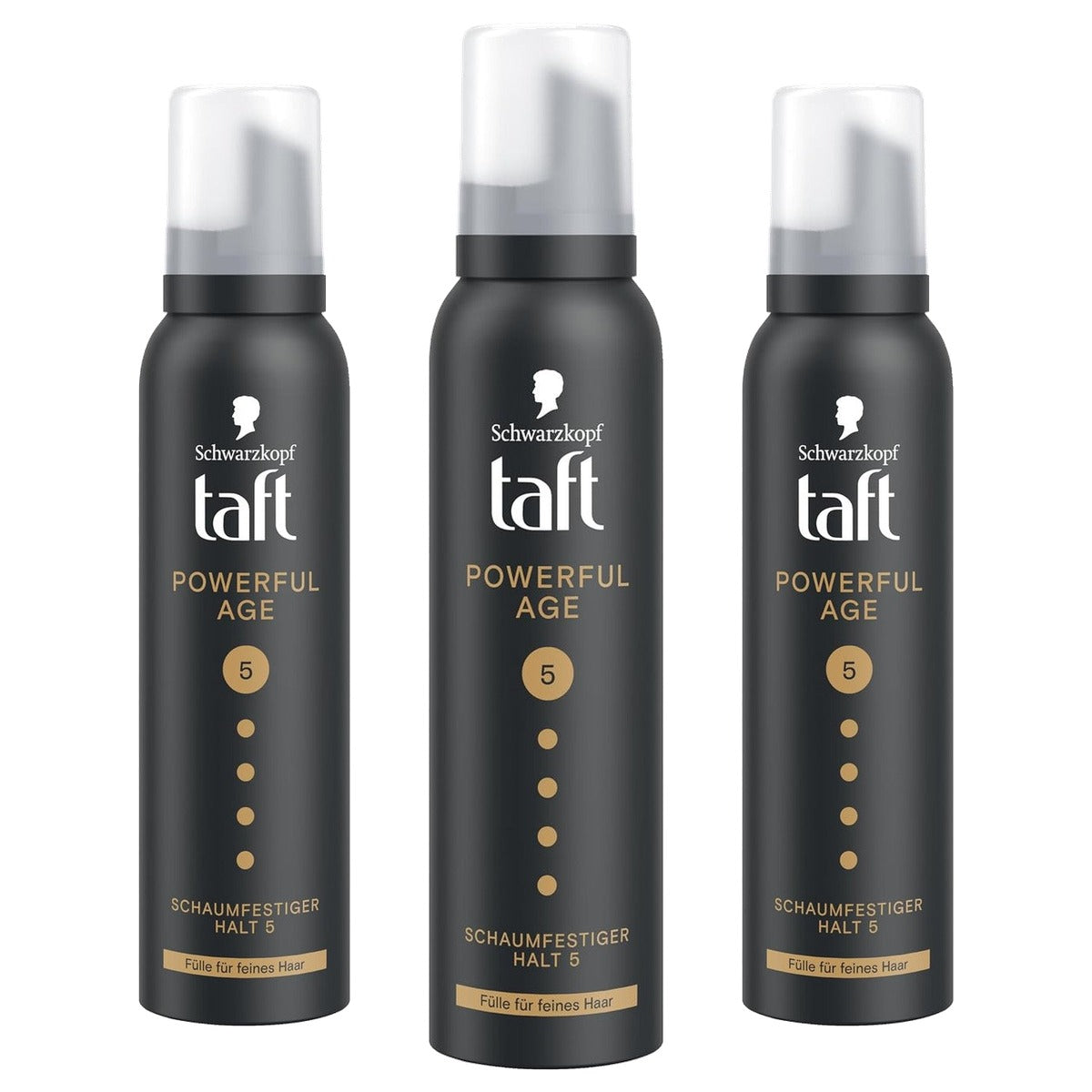 Schwarzkopf TAFT Powerful Age Schuimvaste 3 x 150 ml - Voordeelverpakking