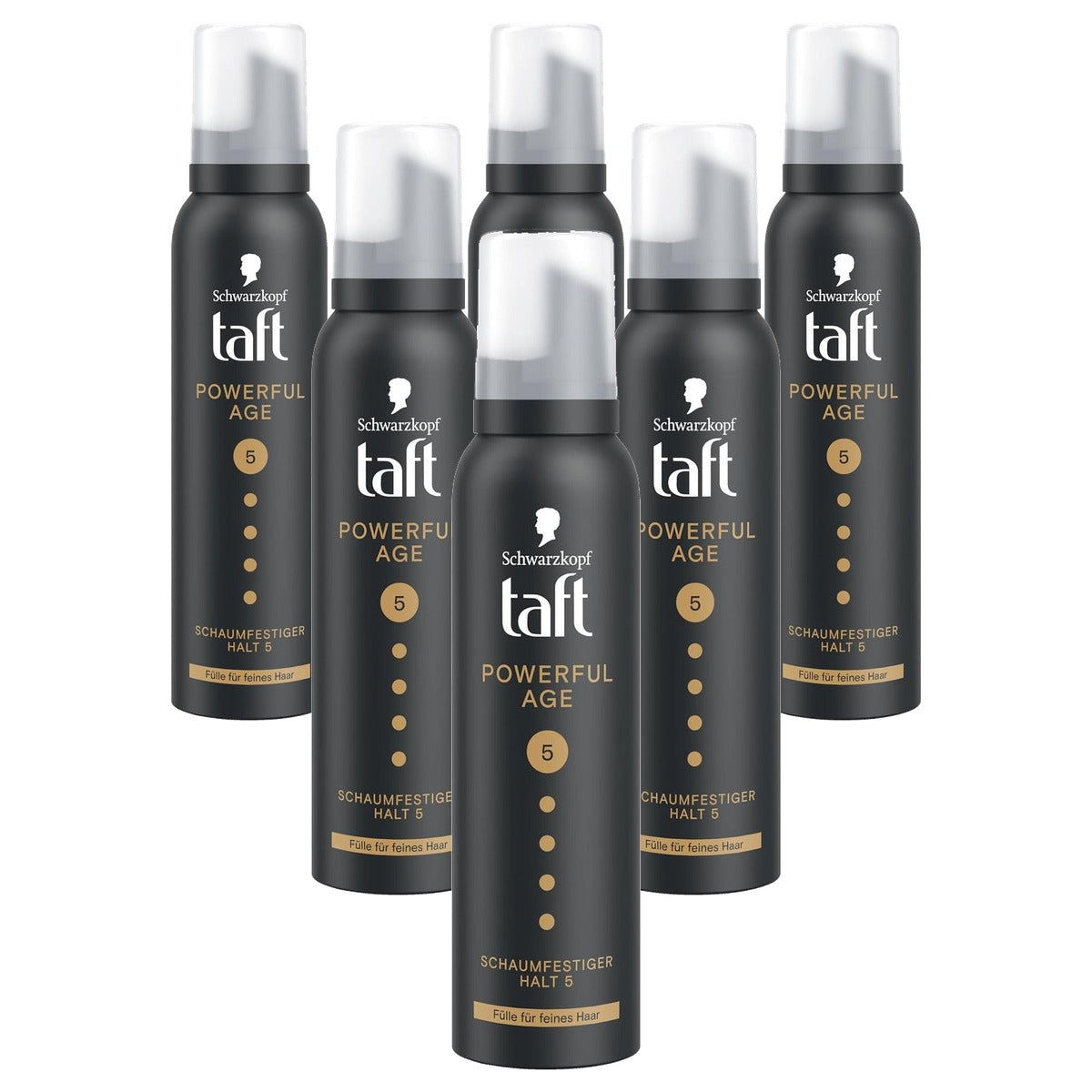 Schwarzkopf TAFT Powerful Age Schuimvaste 6 x 150 ml - Voordeelverpakking
