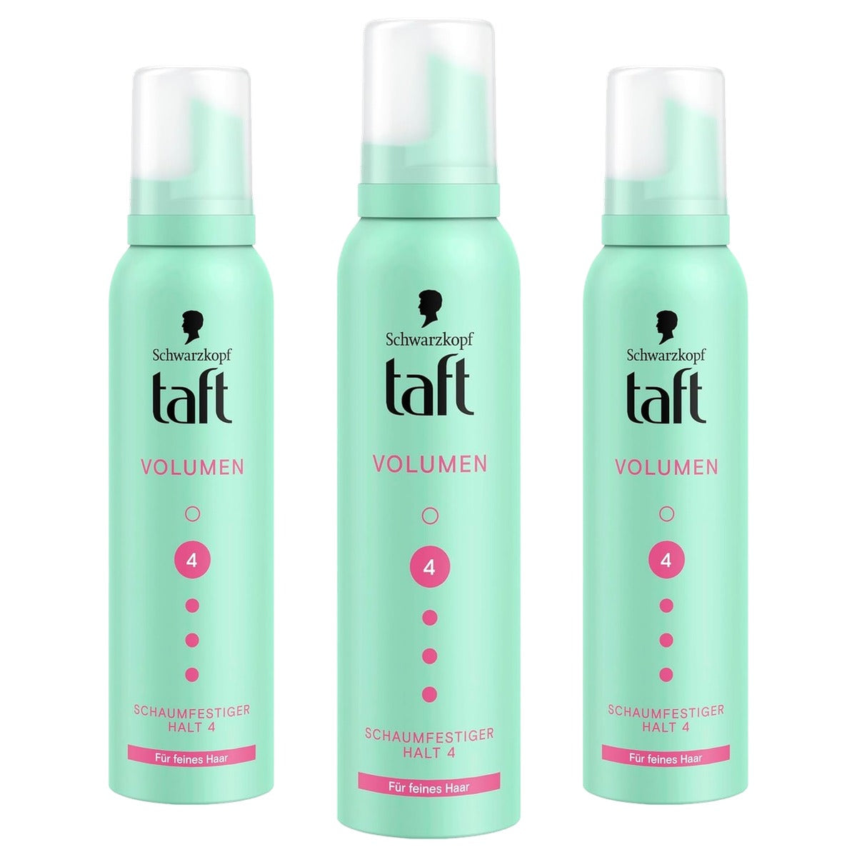 Schwarzkopf TAFT Schuimvast Volume 3 x 150 ml - Voordeelverpakking