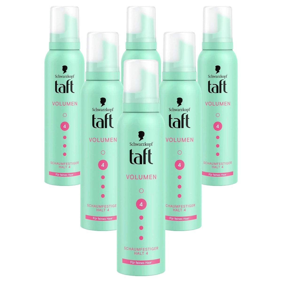 Schwarzkopf TAFT Schuimvast Volume 6 x 150 ml - Voordeelverpakking