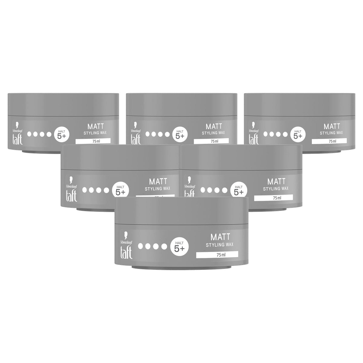 TAFT Styling Wax Matt 6 x 75 ml - Voordeelverpakking