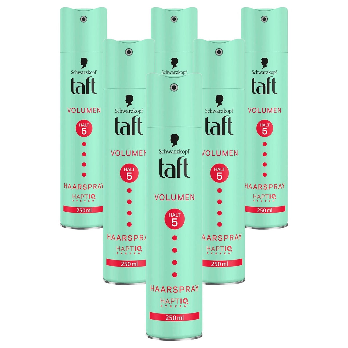 TAFT Volume Haarspray Houdgraad 5 6 x 250 ml - Voordeelverpakking