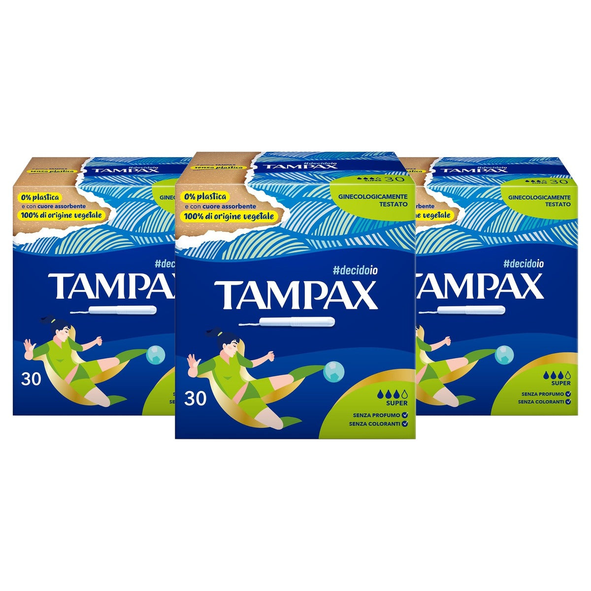 Tampax Super Tamponsück 3 x 30 st - Voordeelverpakking