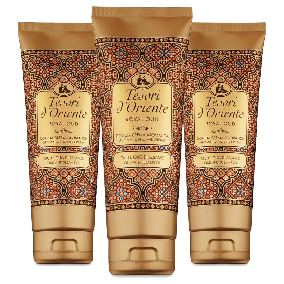 Tesori d'Oriente Aromatische douchecrème 3 x 250 ml - Voordeelverpakking