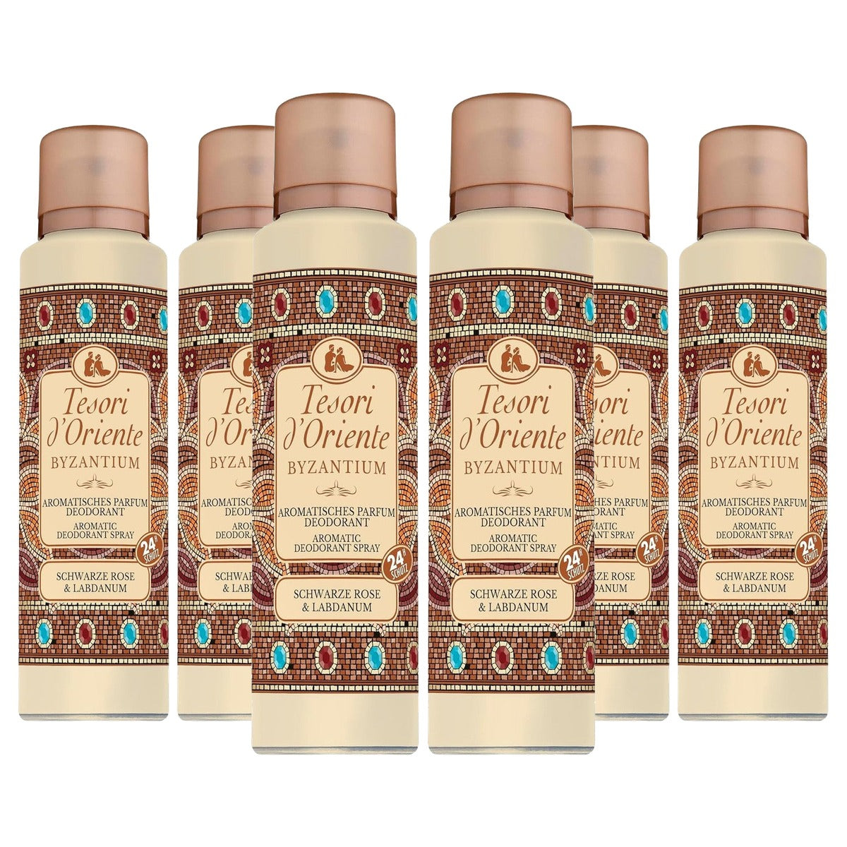 Tesori d'Oriente Byzantium parfum deodorant 3 x 150 ml - Voordeelverpakking