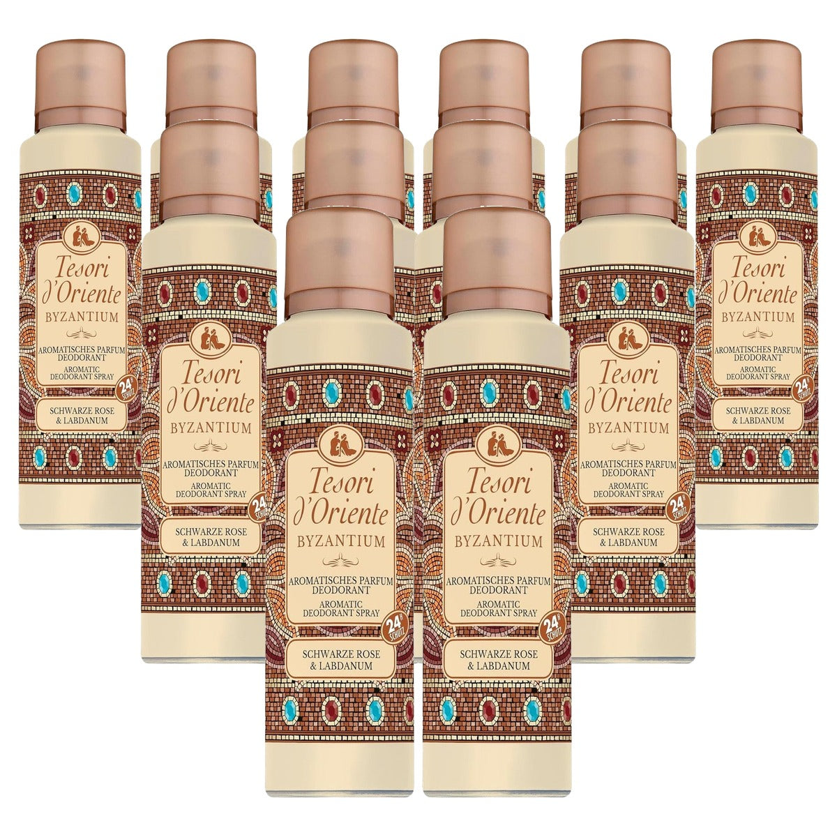 Tesori d'Oriente Byzantium parfum deodorant 6 x 150 ml - Voordeelverpakking