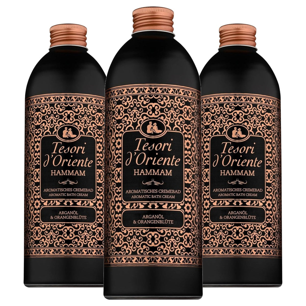 Tesori d'Oriente Crèmebad Hammam 3 x 500 ml - Voordeelverpakking