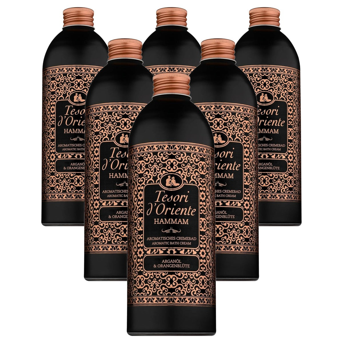 Tesori d'Oriente Crèmebad Hammam 6 x 500 ml - Voordeelverpakking