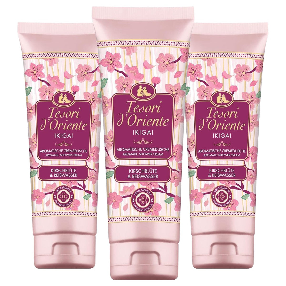 Tesori d'Oriente Crèmedouche Ikigai 3 x 250 ml - Voordeelverpakking