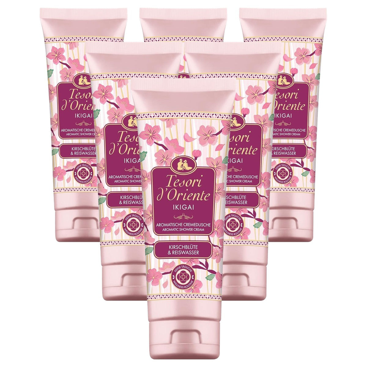 Tesori d'Oriente Crèmedouche Ikigai 6 x 250 ml - Voordeelverpakking