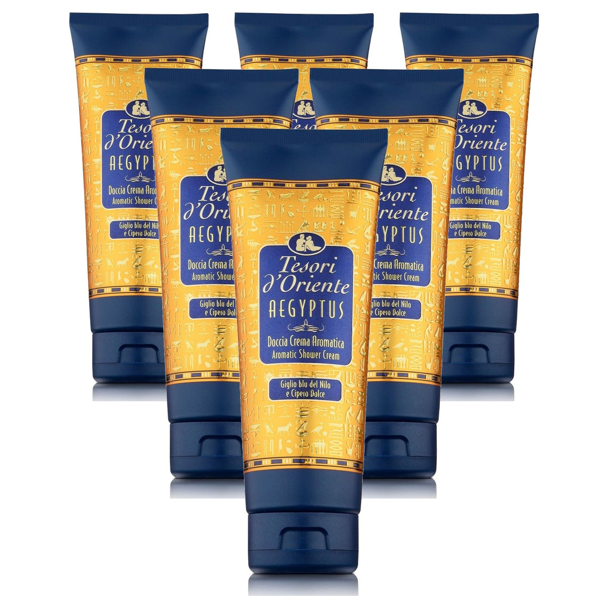 Tesori d'Oriente Douchecrème Egipto 6 x 250 ml - Voordeelverpakking