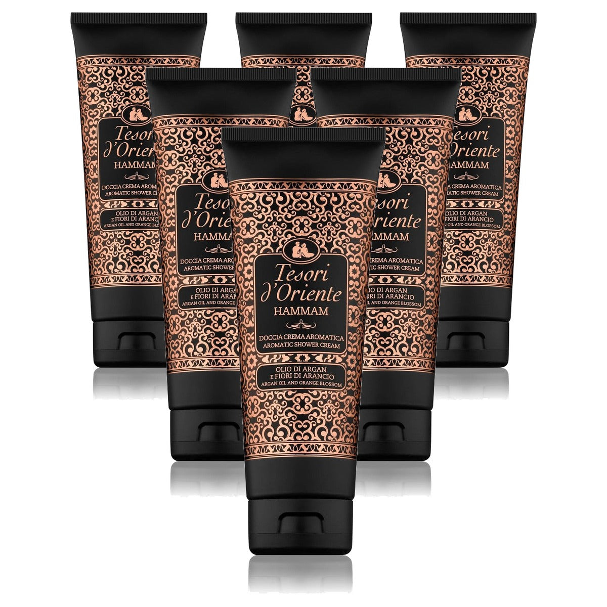 Tesori d'Oriente Hammam Douchecrème 6 x 250 ml - Voordeelverpakking