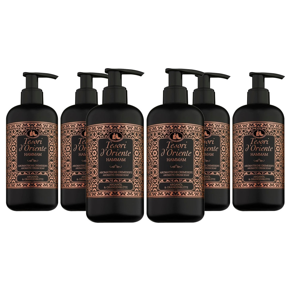 Tesori d'Oriente Hammam Vloeibare Zeep 3 x 300 ml - Voordeelverpakking
