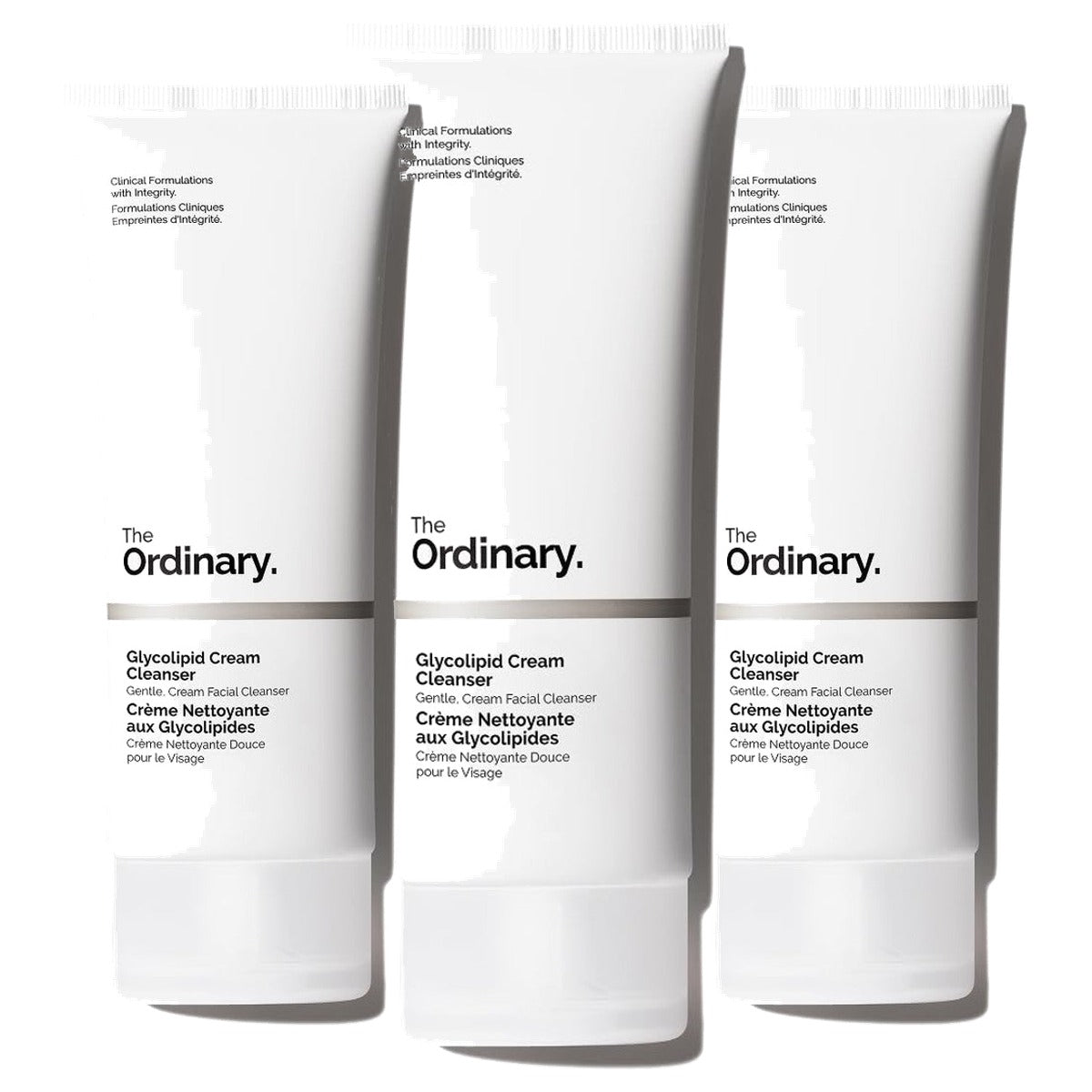 The Ordinary Glycolipide Cream Cleanser 150 ml - 3-pack
