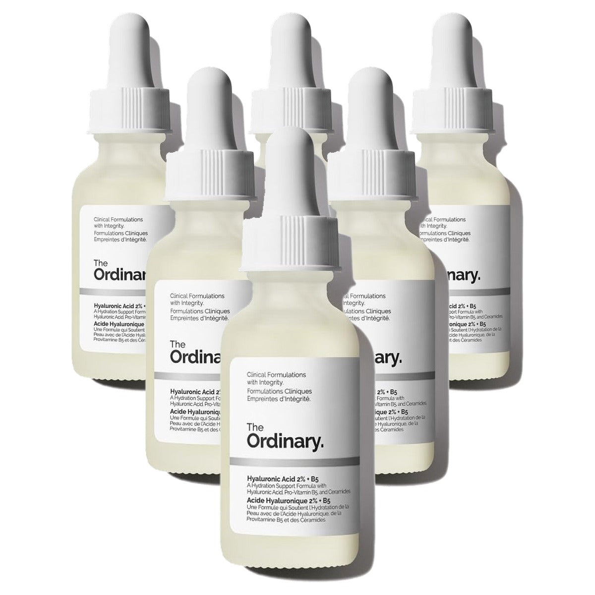 The Ordinary Hyaluronzuur 2% + B5 Hydratatieserum 30 ml - 6-pack