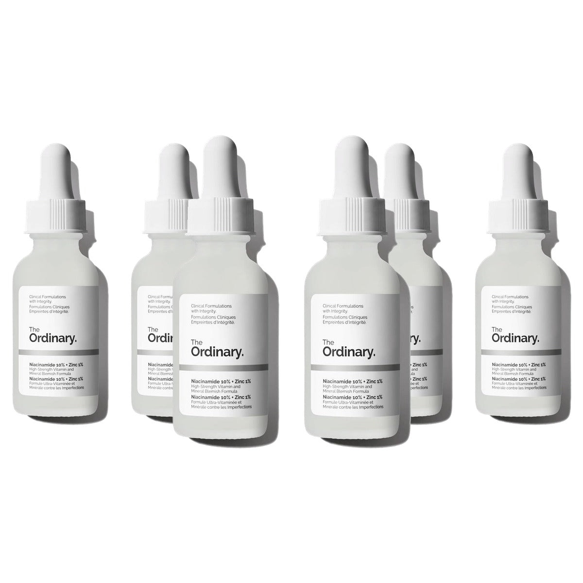 The Ordinary Niacinamide 10% + Zink 1% Serum 30 ml - 3-pack