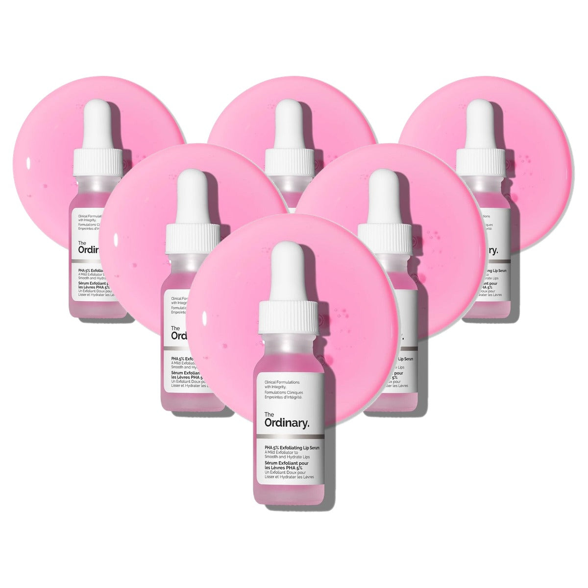 The Ordinary PHA 5% Exfoliating Lip Serum Lippenpeeling 15 ml - 6-pack