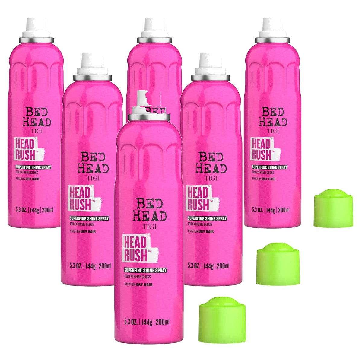 TIGI Bed Head Headrush Shine Haarspray 200 ml - 6-pack