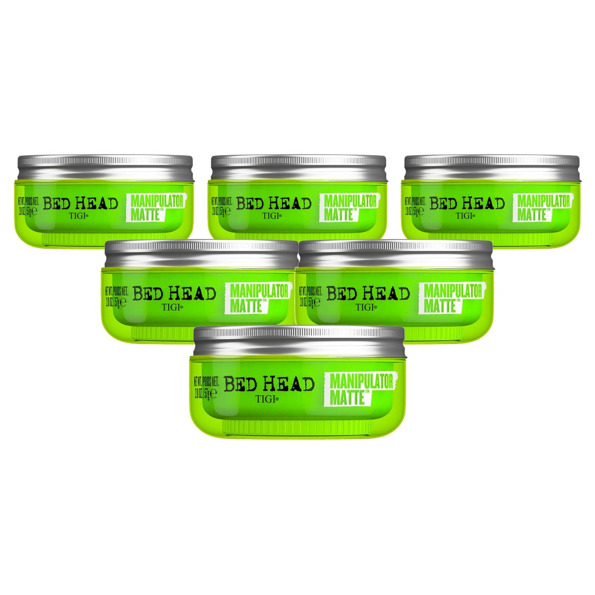 TIGI Bed Head Manipulator Matte Haarwax 57 g - 6-pack