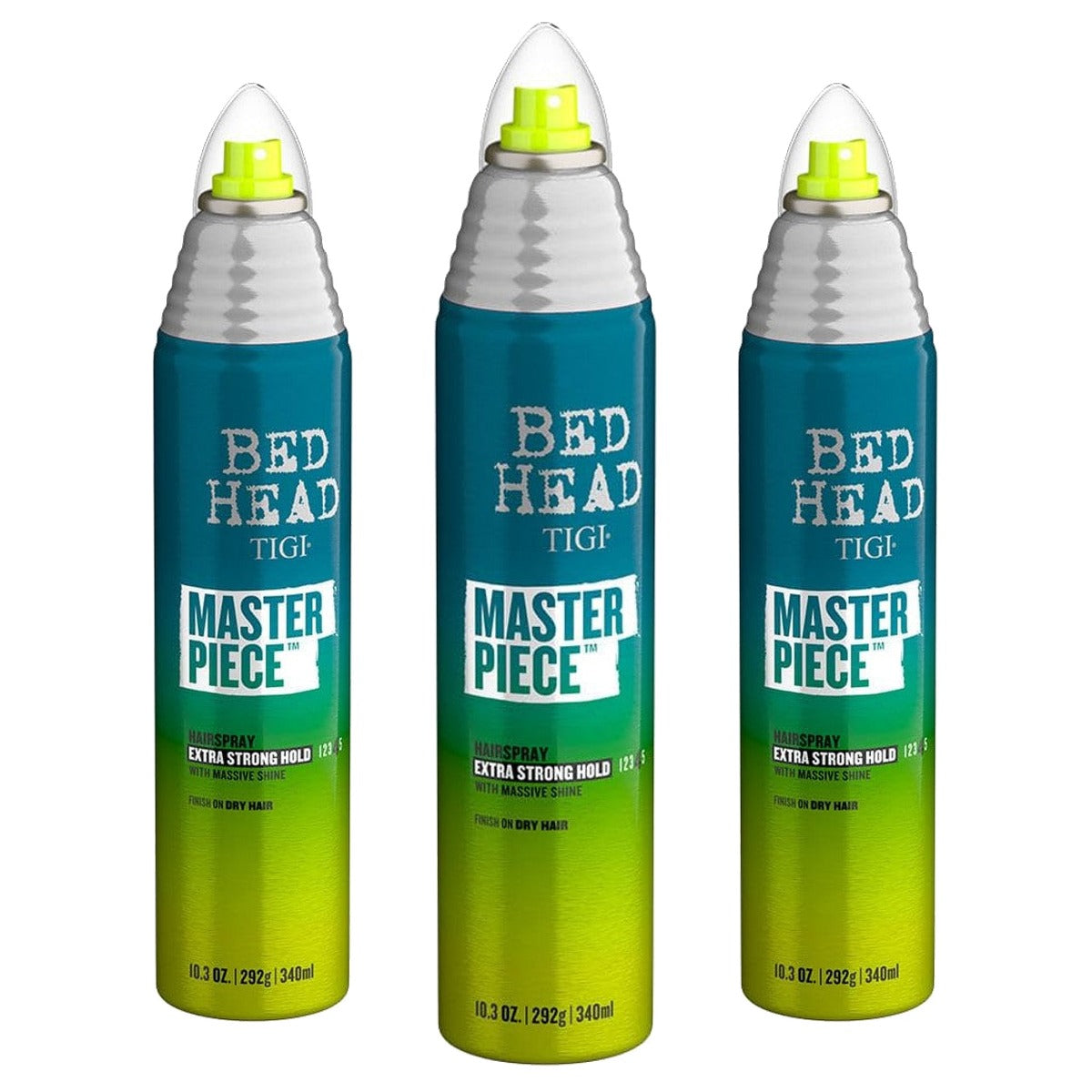 TIGI Bed Head Masterpiece Shiny Haarspray 340 ml - 3-pack
