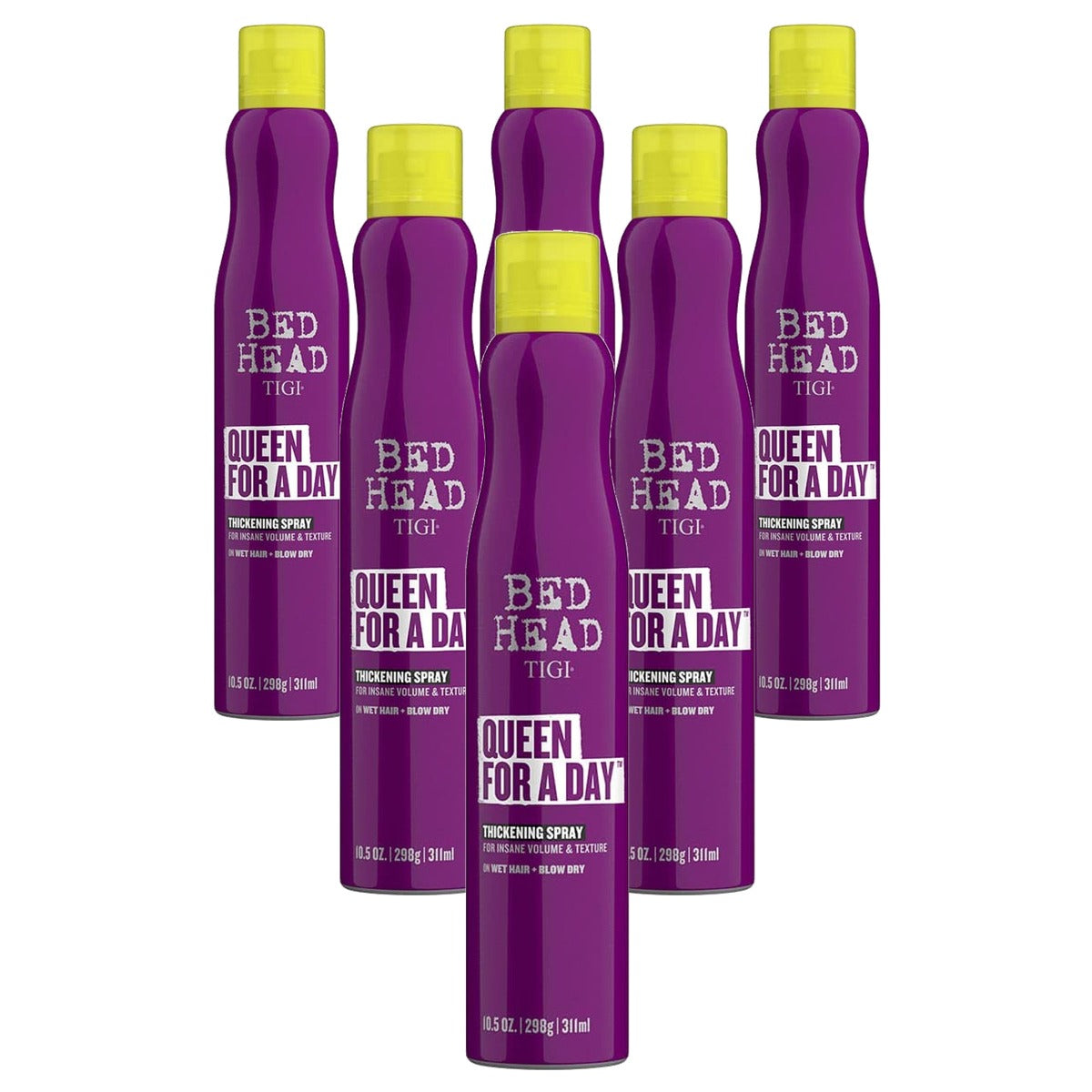 TIGI Bed Head Queen For a Day Verdikkingsspray 311 ml - 6-pack